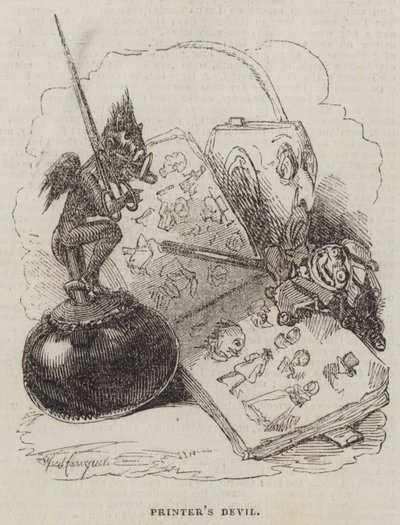 Drukkersduivel door Alfred Crowquill